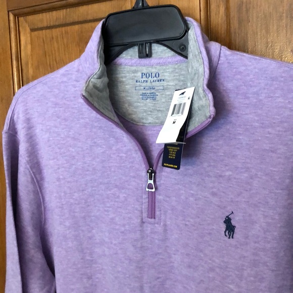 Polo Ralph Lauren lavender pullover NWT - Picture 2 of 7